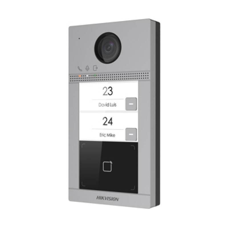 2 Мп IP виклична панель на 2 абонента c ІК підсвічуванням і Wi-Fi DS-KV8213-WME1