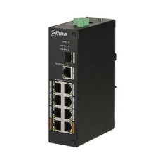 Комутатор 8 портів некерований Dahua DH-PFS3110-8ET-96 POE
