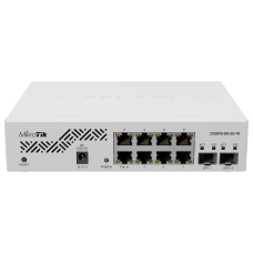 Комутатор 8 портів керований MikroTik CSS610-8G-2S+IN