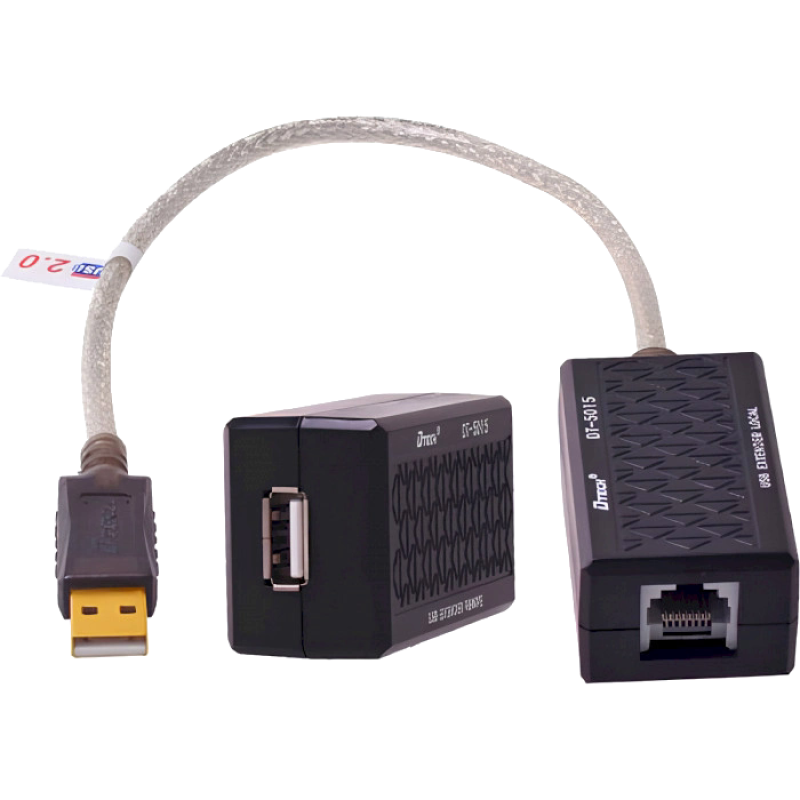 Подовжувач USB - RJ45 DTECH DT-5015