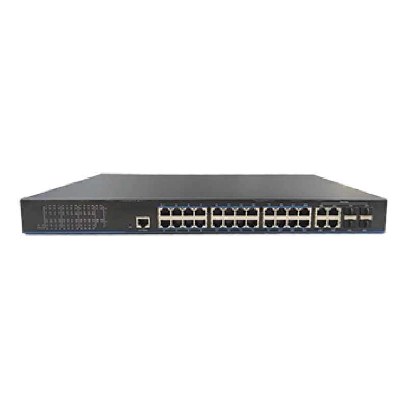 Комутатор 24 порти керований UTEPO UTP3328TS-PSB-L2 L2 PoE+