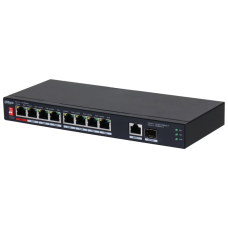 Комутатор 8 портів некерований Dahua DH-PFS3110-8ET1GT1GF-96 PoE