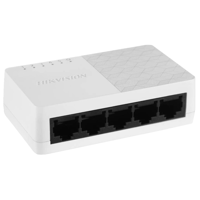 Комутатор 5 портів некерований Hikvision DS-3E0105D-O