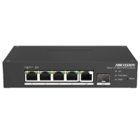 Комутатор 4 порти керований Hikvision DS-3T1306P-SI/HS PoE