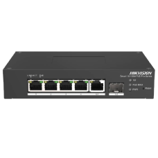 Комутатор 4 порти керований Hikvision DS-3T1306P-SI/HS PoE