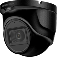 Turbo HD відеокамера Hikvision DS-2CE76H0T-ITMFS (Black)(AVINET) 5МП (2.8мм) з мікрофоном
