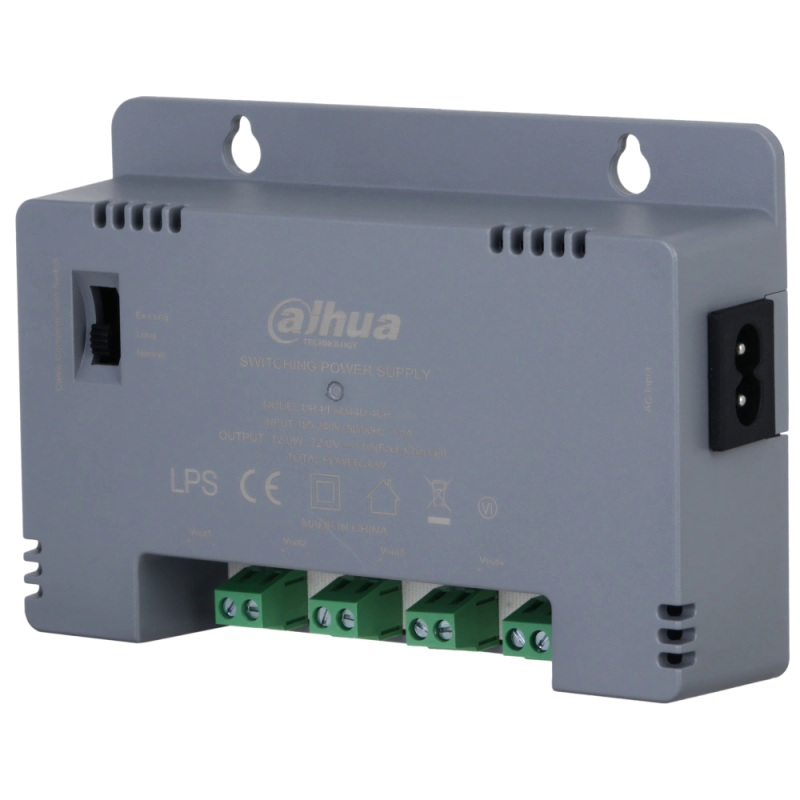Блок живлення Dahua DH-PFM344D-4CH-EN 12В 2.5А