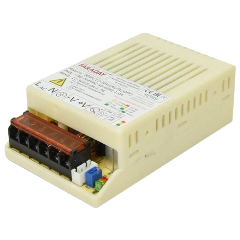 Блок живлення Faraday Electronics 60Wt/12-36V/PL 12–36В 5-2A