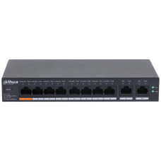 Комутатор 8 портів керований Dahua DH-CS4010-8ET-60 PoE